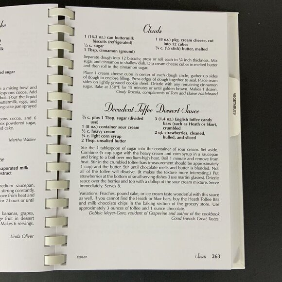 Grapevine Texas Chamber Of Commerce Cookbook 2008 Great Cooks Times Taste Spiral - Picture 14 of 16
